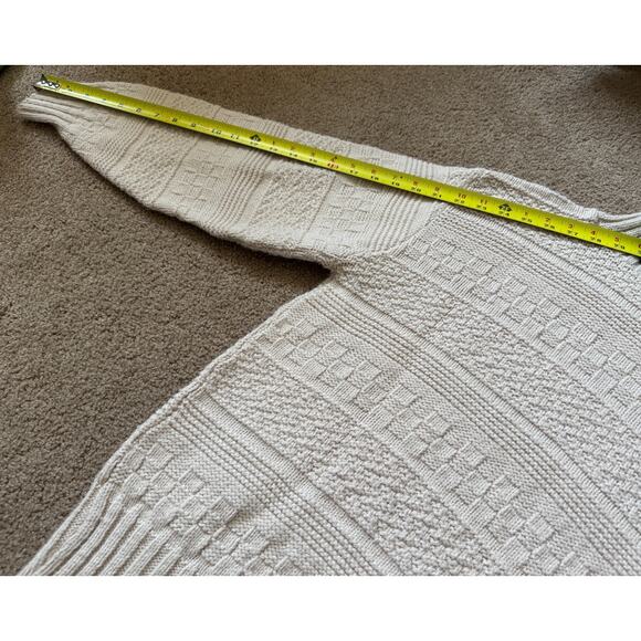 Vintage Munsing Wear Turtleneck Sweater Cream Retro Classic Grandpa Made in USA - Picture 5 of 7